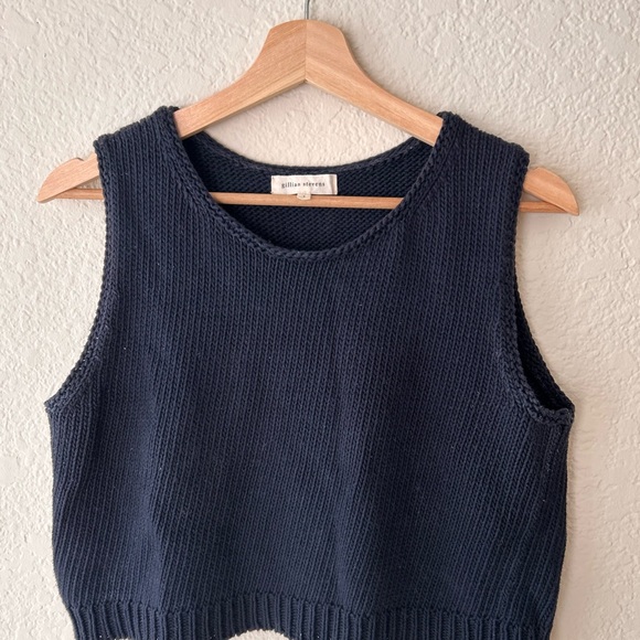 Gillian Stevens Sweaters - Gillian Stevens Briar Knit Top size 1 in Navy